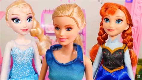 anna elsa barbie videos|elsa and anna getting shots.